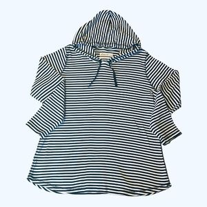 Like New Eddie Bauer Black+White Stripe Athleisure Pullover Hoodie - Size 2X